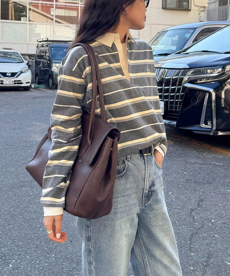 ［WEB限定 SPECIAL SALE！］マルチボーダーラガーロンTシャツ