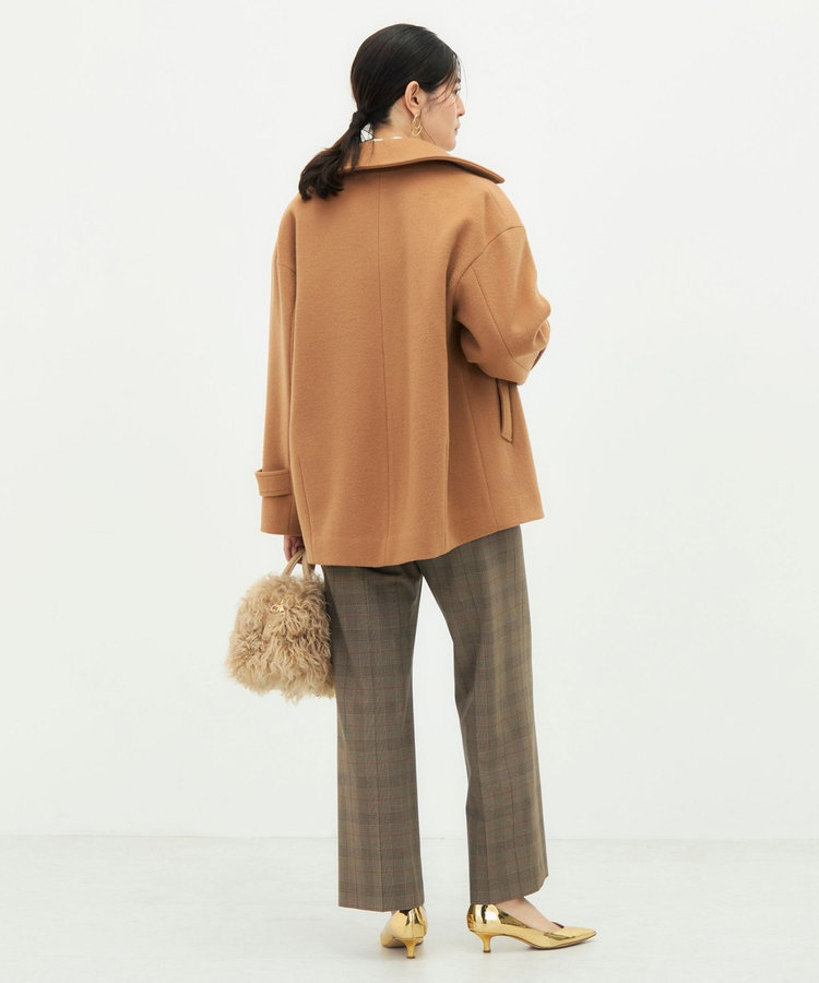 【一部WEB限カラー】ウールカシミヤダブルブレストコート