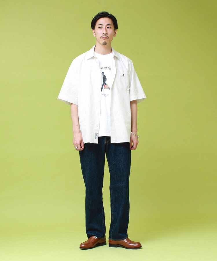 【GEVACO/ゲバコ】レギュラーカラー半袖シャツ