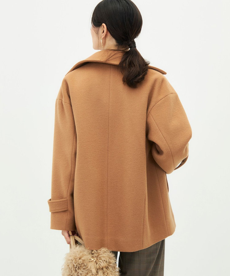 【一部WEB限カラー】ウールカシミヤダブルブレストコート