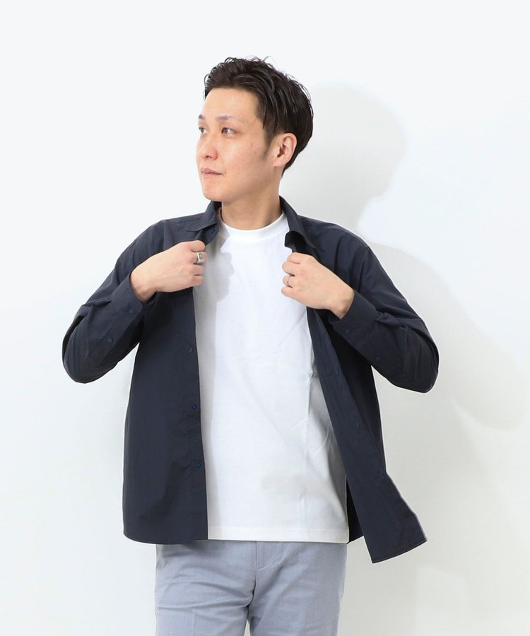 ナイロンリップ レギュラーカラーシャツ