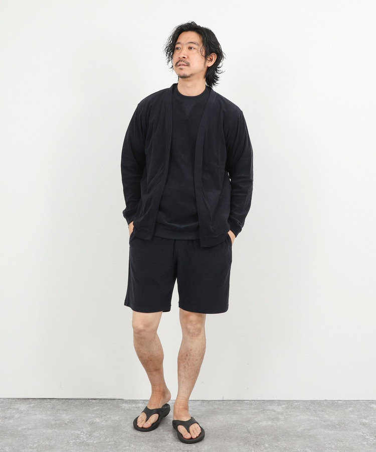 《セットアップ対応》ボタンレス パイルカーディガン 26SS
