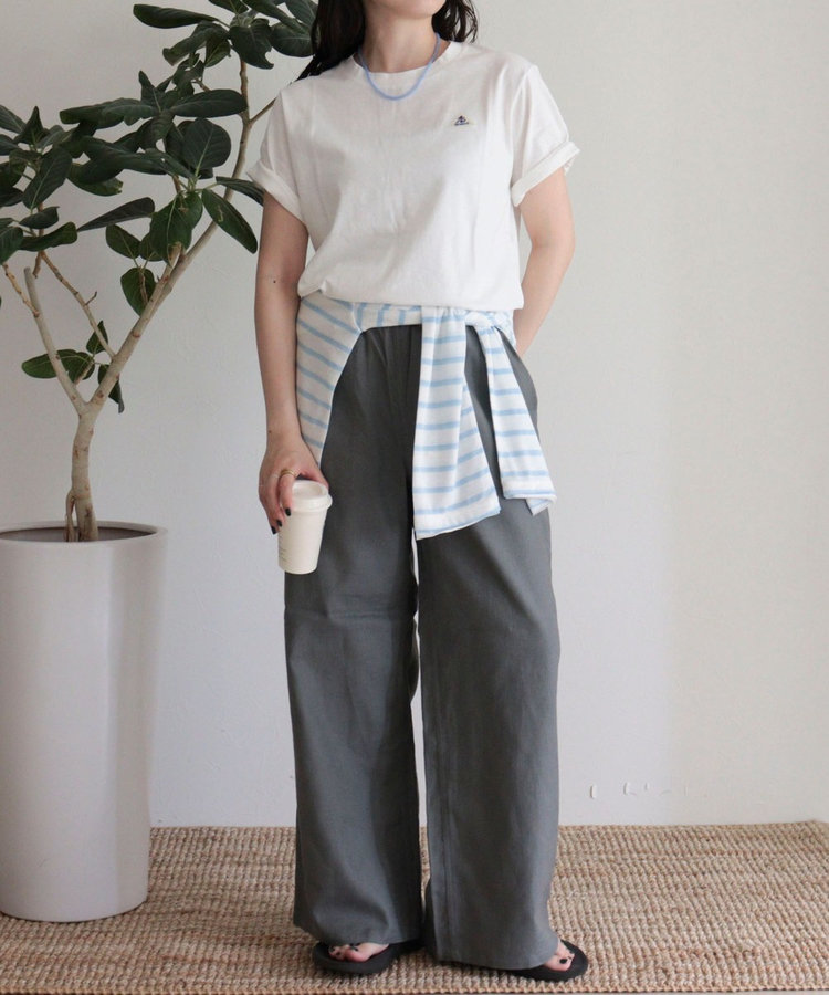 【GEVACO/ゲバコ】リネンバスクTシャツ