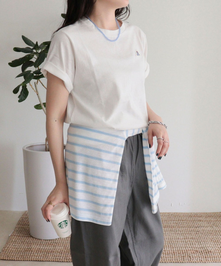 【GEVACO/ゲバコ】リネンバスクTシャツ