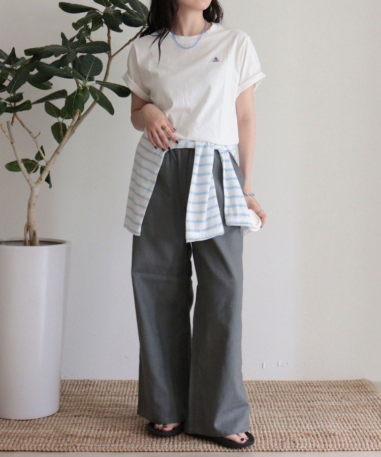 【GEVACO/ゲバコ】リネンバスクTシャツ