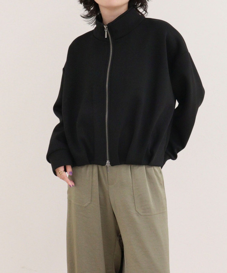 ダンボールハイネックZIPブルゾン
