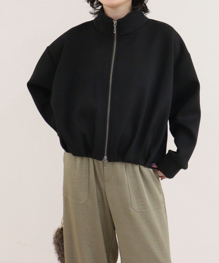 ダンボールハイネックZIPブルゾン