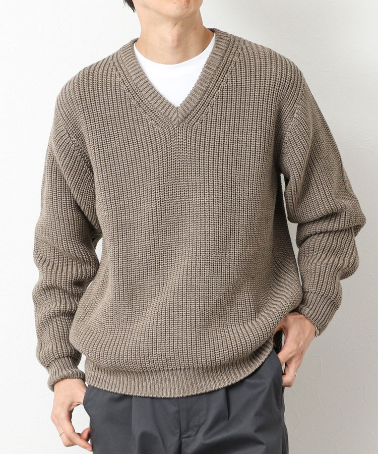 BATONER BATONER / バトナー | SIGNATURE CREW NECK (メンズ) - Ivory