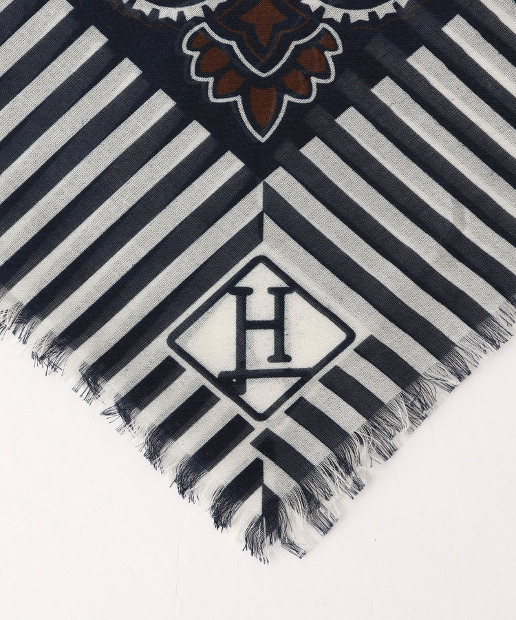《HERNO》PAISLEY PRINT SCARF ペイズリープリント コットンスカーフ 26SS