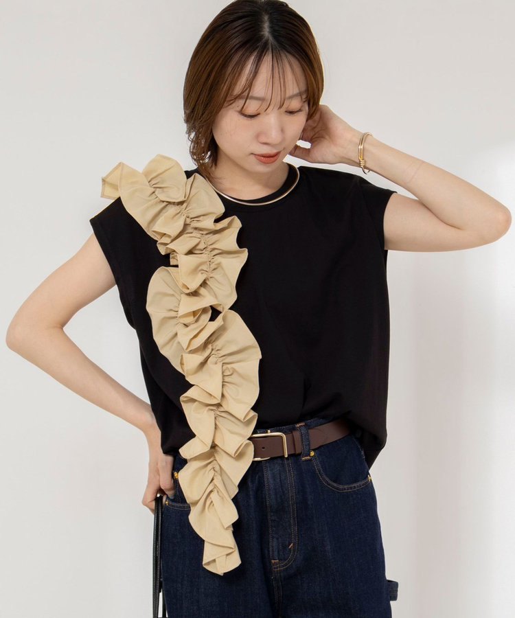 【WEB限定】フリルTシャツ