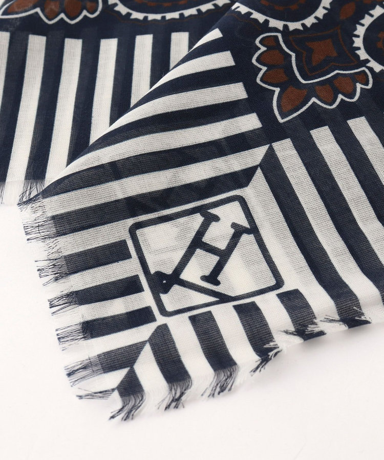 《HERNO》PAISLEY PRINT SCARF ペイズリープリント コットンスカーフ 26SS