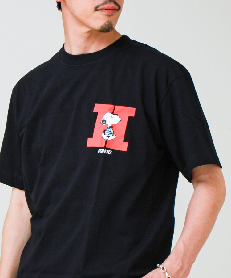 PEANUTS×BEEFY-T クルーネックTシャツ