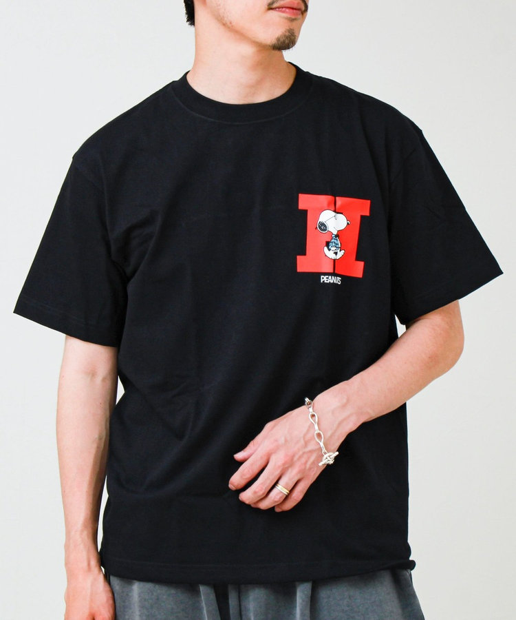PEANUTS×BEEFY-T クルーネックTシャツ