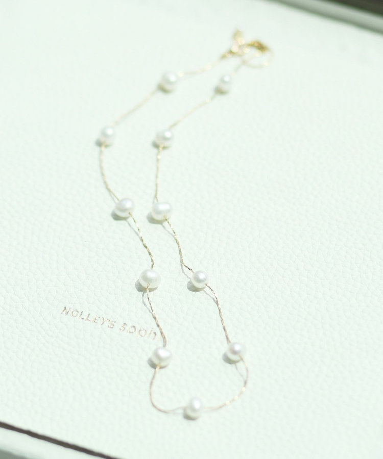 【松葉(yuki_nol)別注】【grace grace/グラスグラス】スキップ淡水パールネックレス