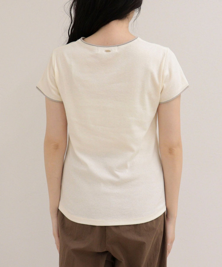 リンガー配色Tシャツ