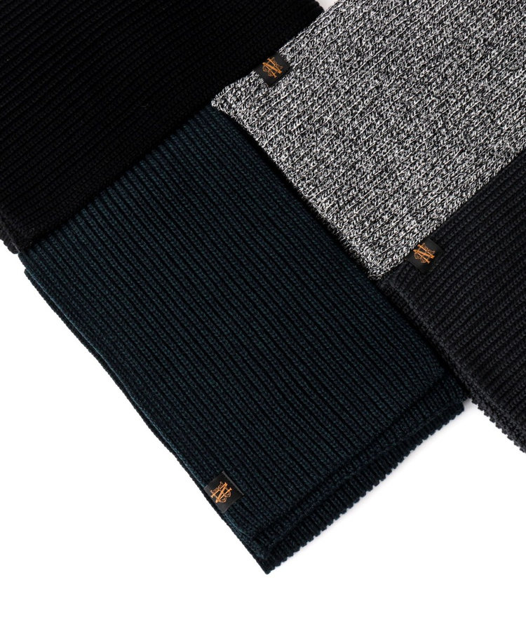 BATONER/バトナー】SOLID WOOL MUFFLER 16 ソリッドウールマフラー BN