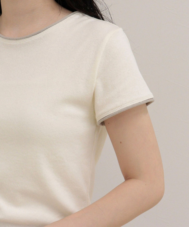 リンガー配色Tシャツ