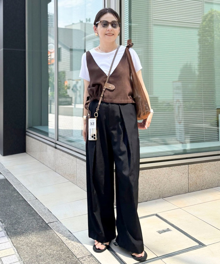【一部WEB限定サイズ】ウォッシャブルロビンソンツイルデザインパンツ