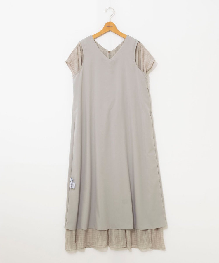 【WEB限定】ウォッシャブルシアーチェックワンピース