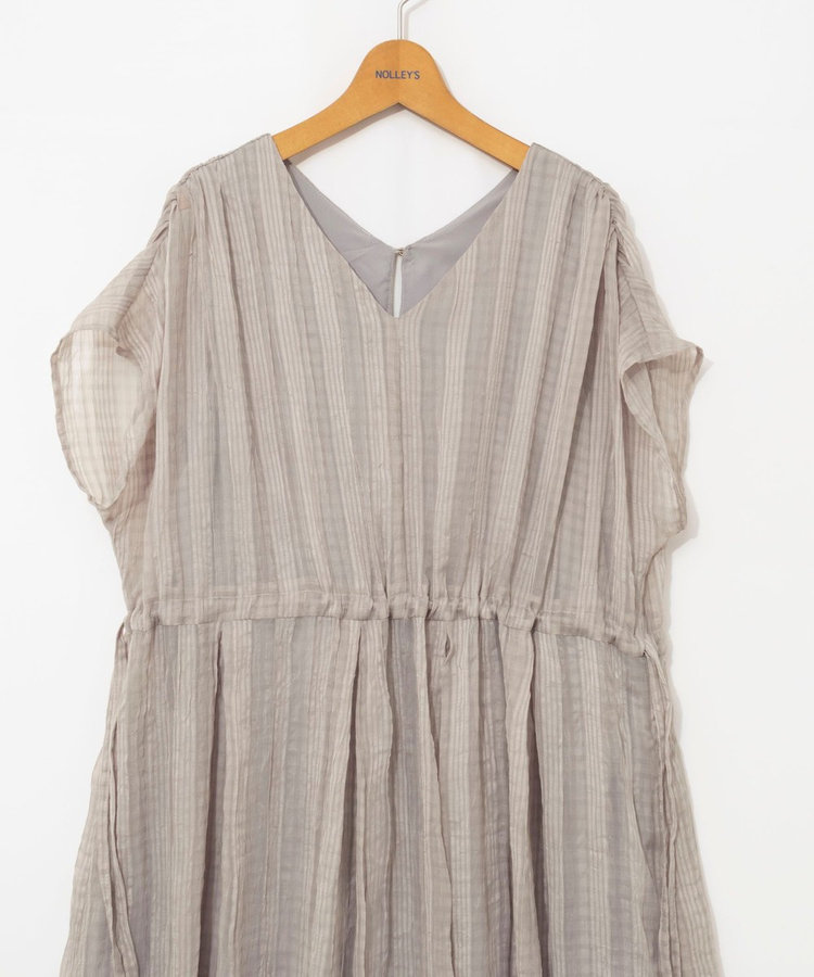 【WEB限定】ウォッシャブルシアーチェックワンピース