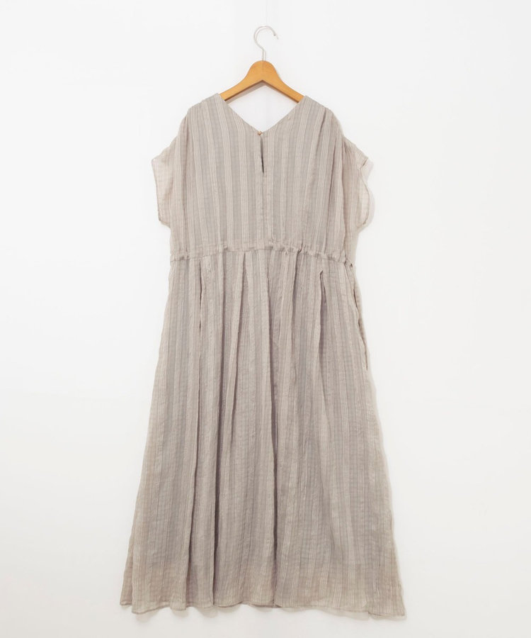 【WEB限定】ウォッシャブルシアーチェックワンピース
