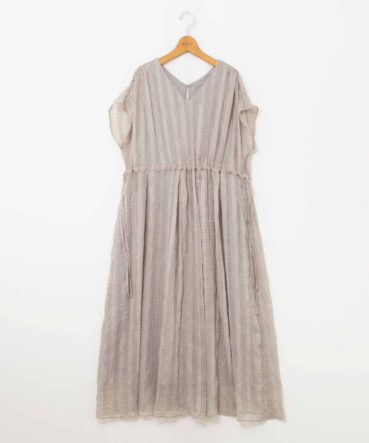 【WEB限定】ウォッシャブルシアーチェックワンピース