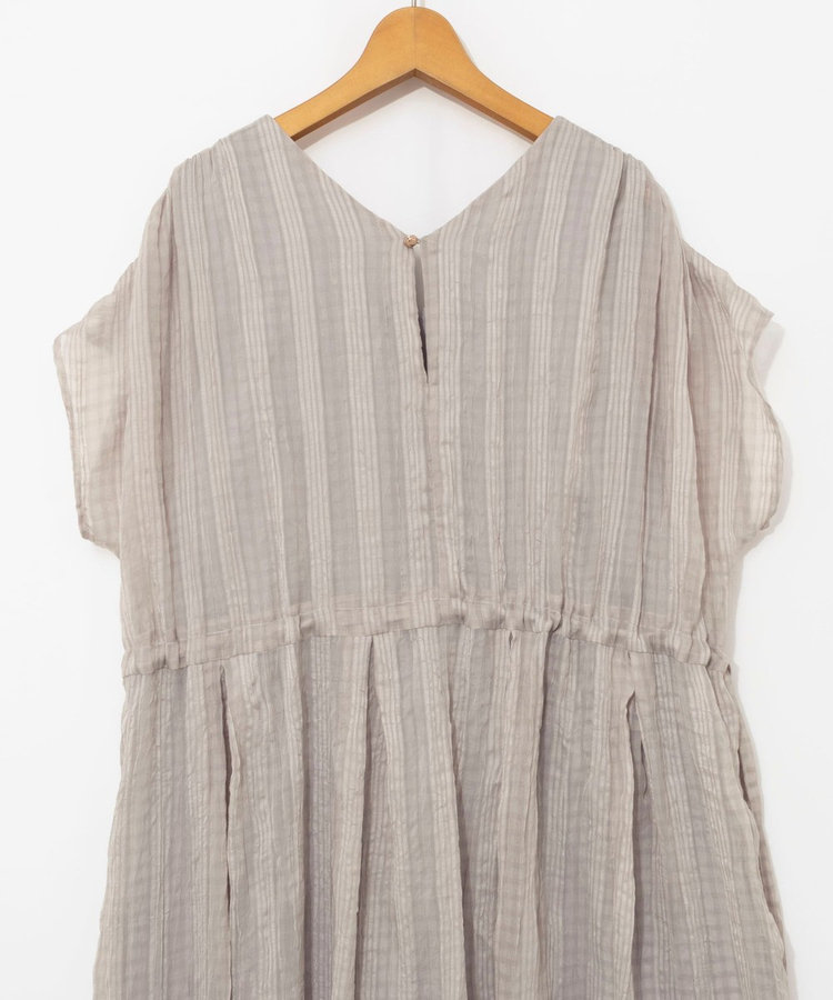 【WEB限定】ウォッシャブルシアーチェックワンピース