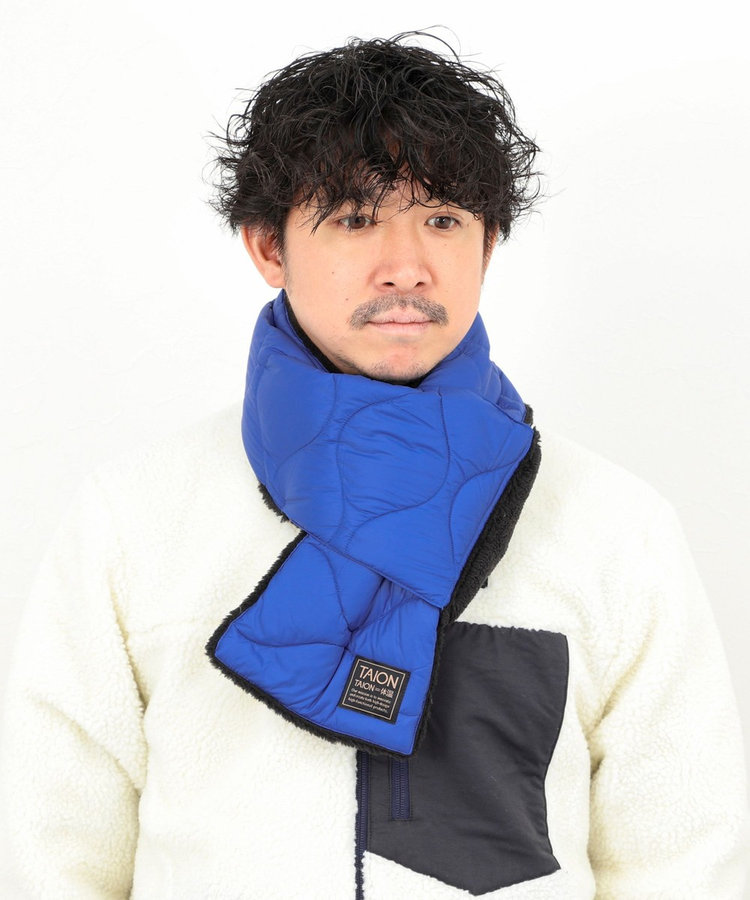 【TAION / タイオン】MILITARY R/S DOWN SCARF SOFT SHELL 17