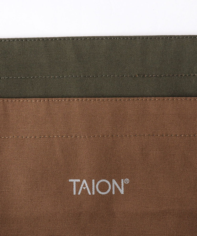 【TAION / タイオン】NON DOWN R/S CANVAS TOTE BAG L TAION-RCVTTBG01-L