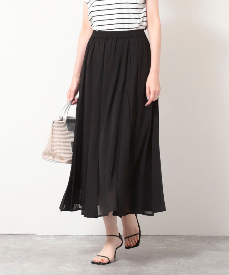 Dimmoire フレアスカート YUMI KATSURA for CELFORD】ローズシアーフレアスカート(SKIRT