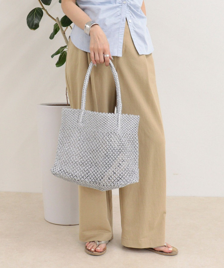 【BAGMATI/バグマティ】ラメコードメッシュトートバッグ