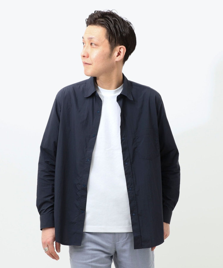 ナイロンリップ レギュラーカラーシャツ
