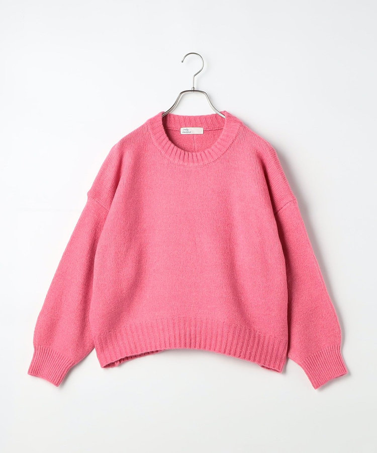 会員限定 BLACK FRIDAY対象］ヤクライククルーネックショート丈プル