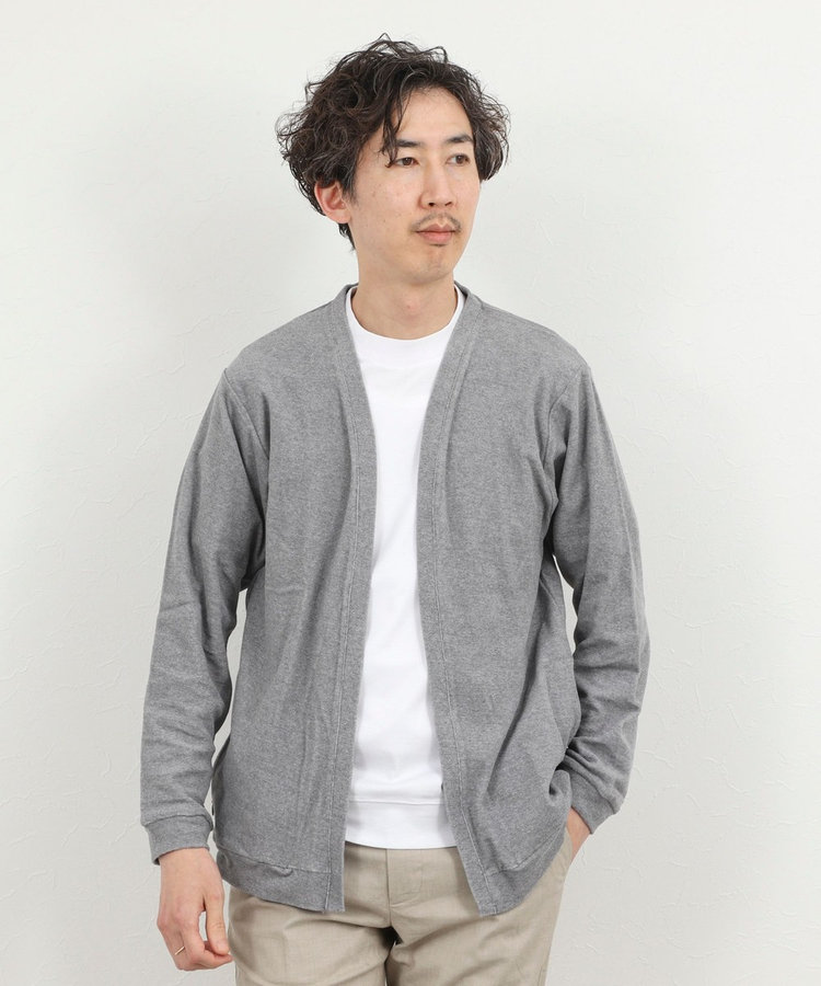 《セットアップ対応》ボタンレス パイルカーディガン 26SS