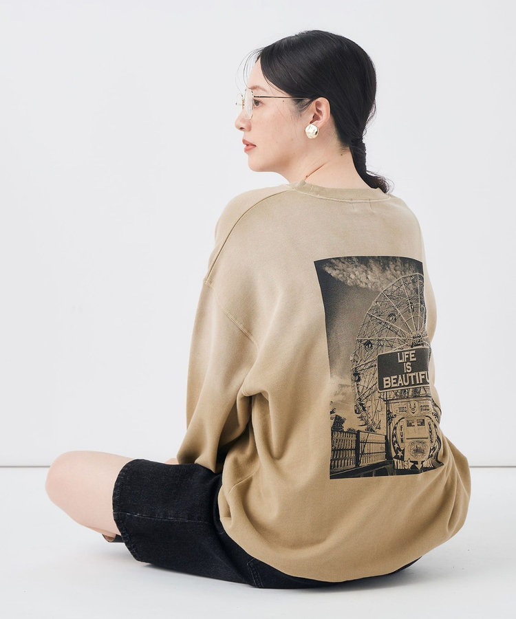 【GULF COAST SPORTSWEAR/ガルフ コースト スポーツウェア】別注フォトプリントスウェット