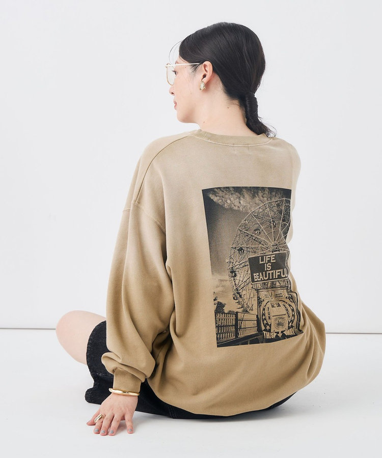 【GULF COAST SPORTSWEAR/ガルフ コースト スポーツウェア】別注フォトプリントスウェット