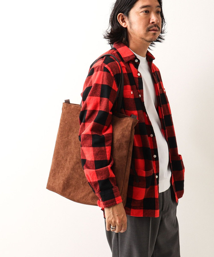 【Un coeur/アンクール】K906021 SUEDE DRAPE 2WAY TOTE