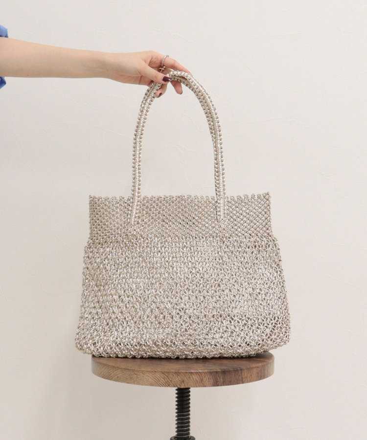 【BAGMATI/バグマティ】ラメコードメッシュトートバッグ
