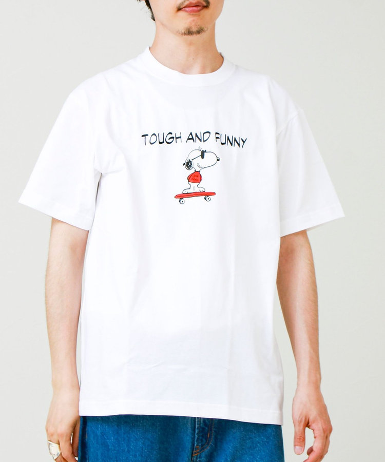 PEANUTS×BEEFY-T クルーネックTシャツ