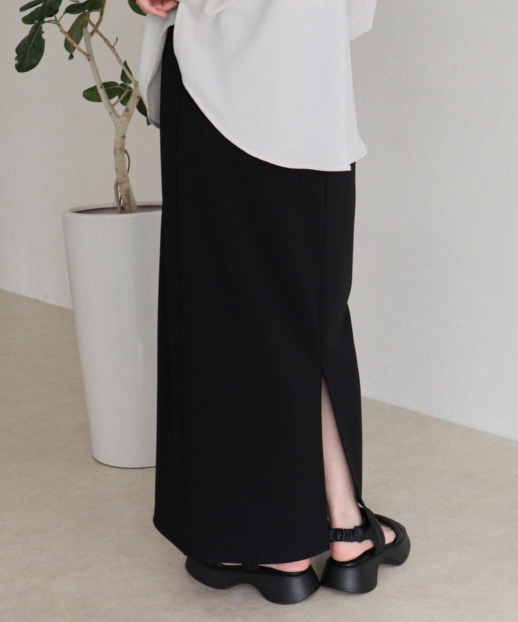 【WEB限定 GW SPECIAL PRICE】カットジョーゼットインゴムタイトスカート