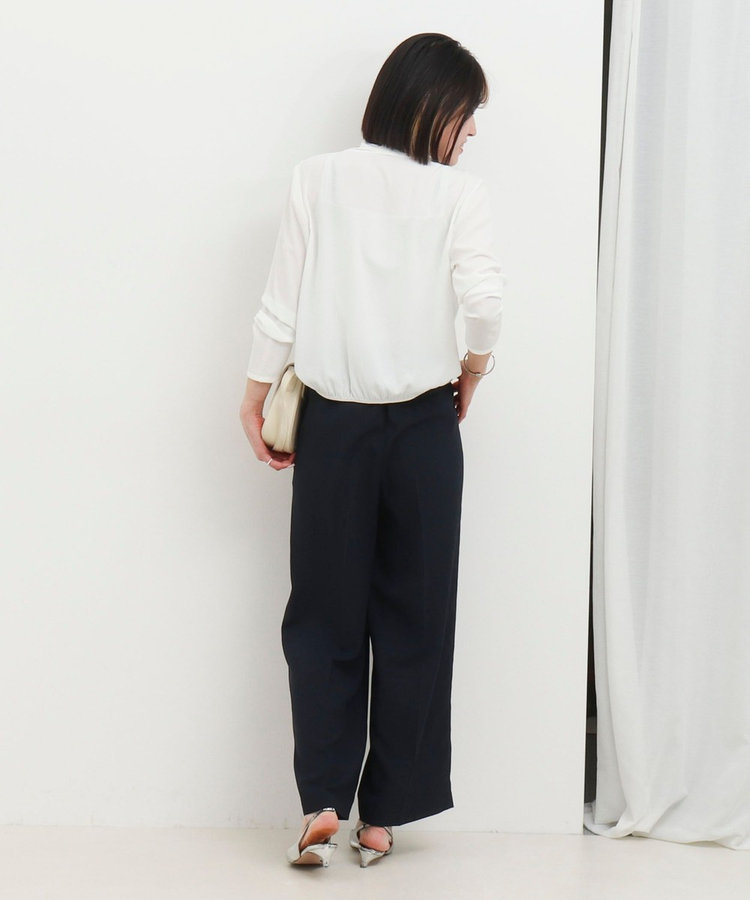 《セットアップ対応》【UVカット・接触冷感】ライトツイルセミワイドパンツ