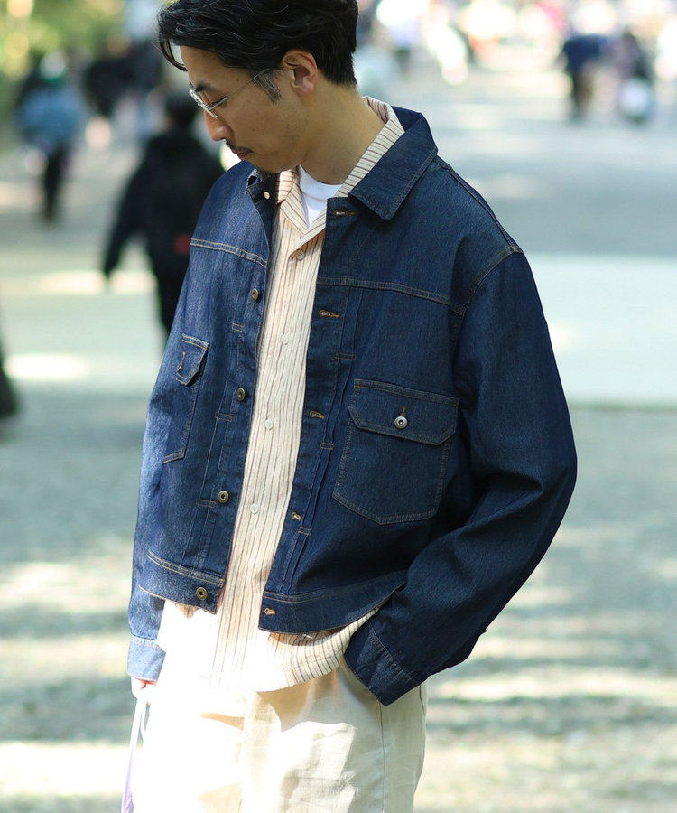 【WEB限定 GW SPECIAL PRICE】【軽量ストレッチ】メッシュデニム3rdタイプジャケット