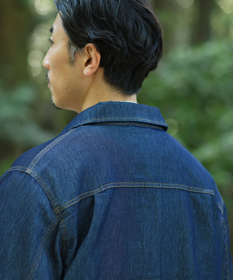 【WEB限定 GW SPECIAL PRICE】【軽量ストレッチ】メッシュデニム3rdタイプジャケット