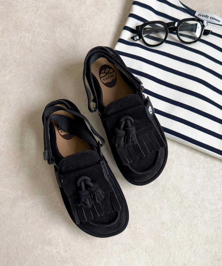 SHAKA/シャカ】 MOC MULE TASSEL SUEDE（5-0543-5-37-101）｜fredy