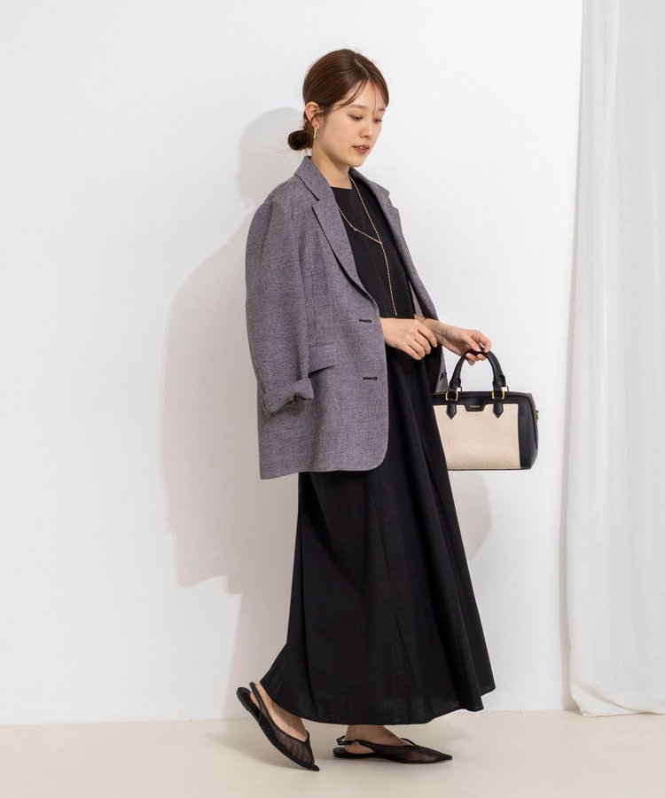 【WEB限定】ウォッシャブルバックツイストドレス