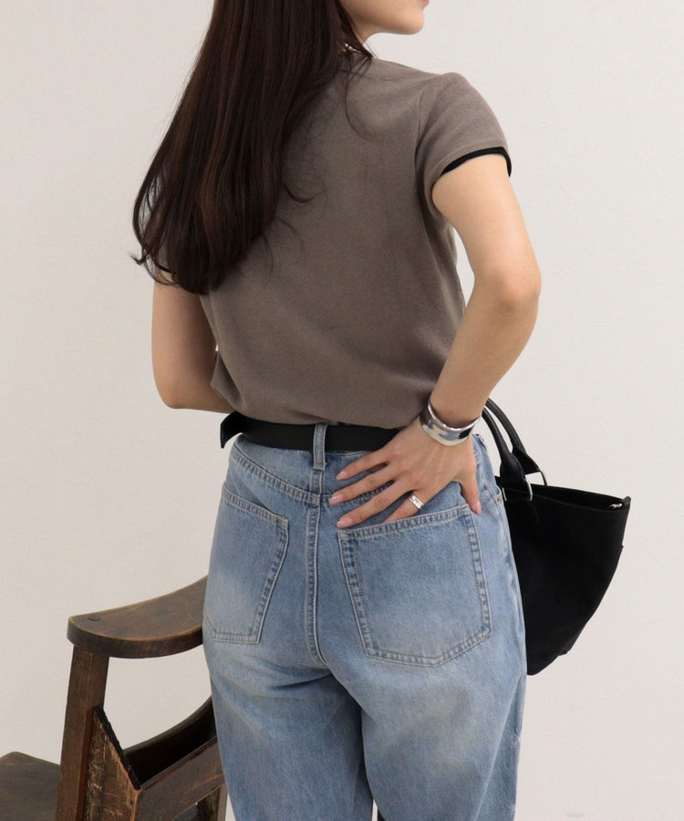 リンガー配色Tシャツ