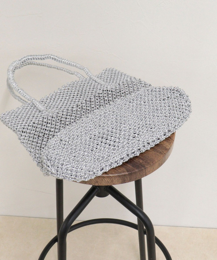 【BAGMATI/バグマティ】ラメコードメッシュトートバッグ