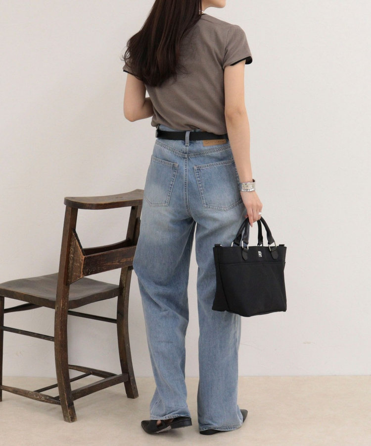 リンガー配色Tシャツ