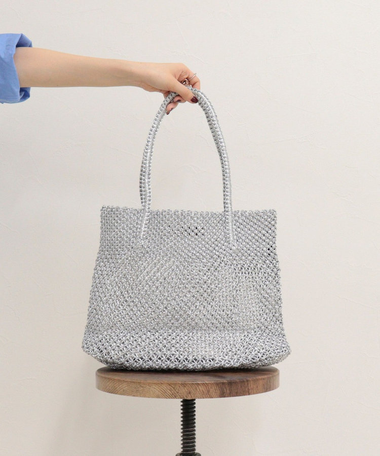 【BAGMATI/バグマティ】ラメコードメッシュトートバッグ