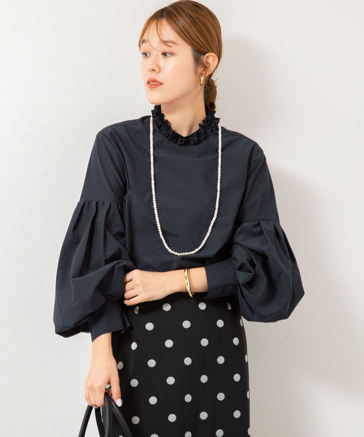 MARILYN MOON/マリリーンムーン】タックフリルボリューム